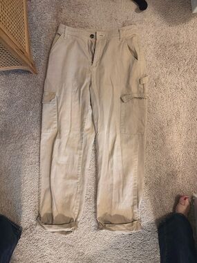 Sandy Liang Khaki Utility Cargo Pants